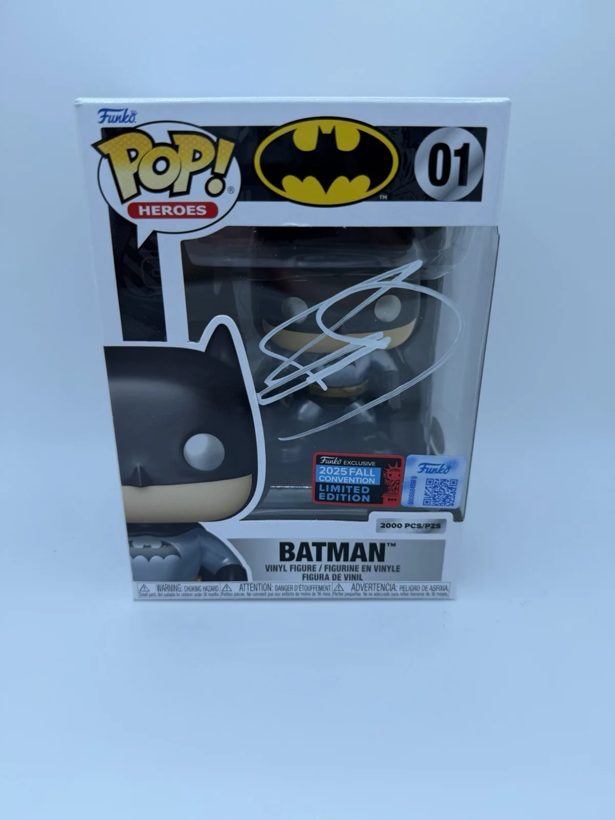 FRANK MILLER SIGNED BATMAN FUNKO POP 2000 LE NYCC EXCL. JSA COA, image 2