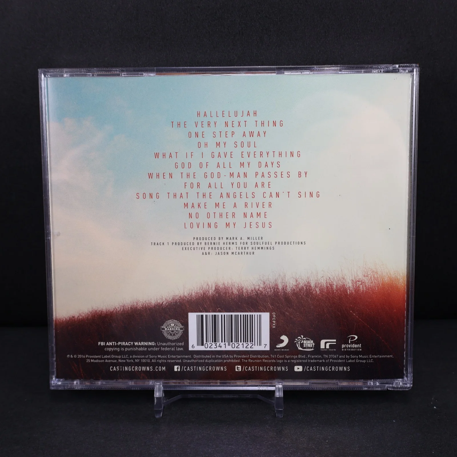 Casting Crowns: The Very Next Thing (CD, 2016) Autograph Signed, image 2