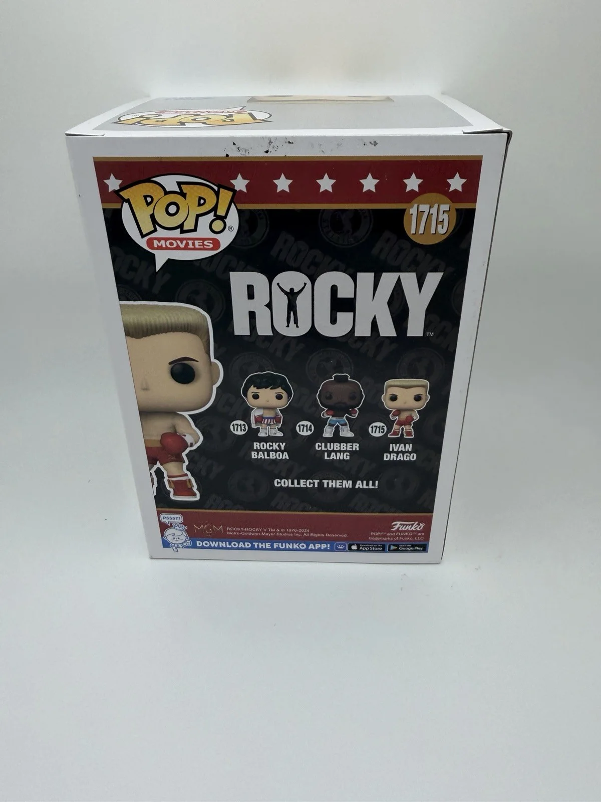 DOLPH LUNDGREN SIGNED IVAN DRAGO FUNKO POP ‘ROCKY IV’ PROOF +CN INSC. JSA COA, image 5