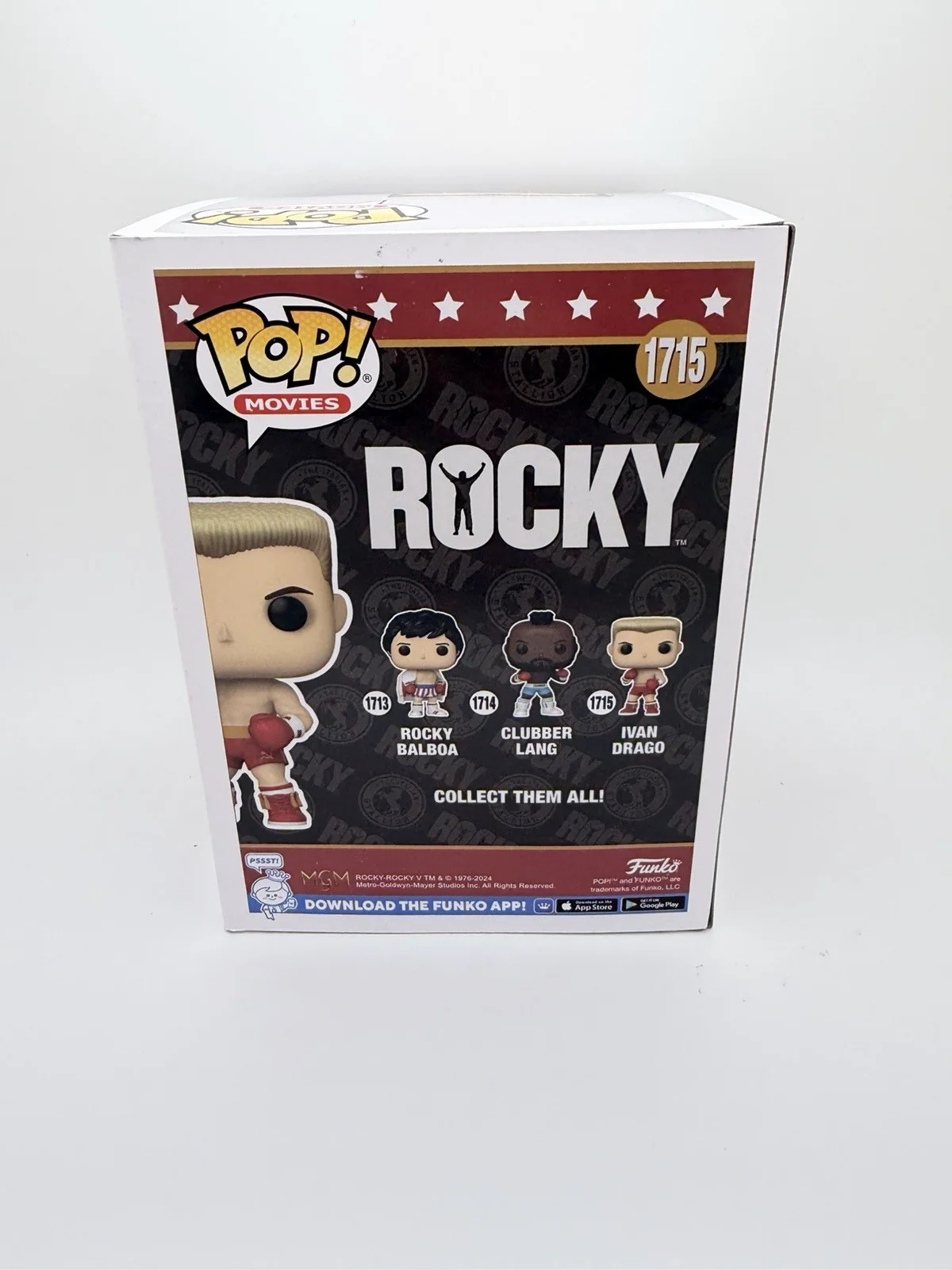 DOLPH LUNDGREN SIGNED IVAN DRAGO FUNKO POP ‘ROCKY IV’ PROOF +CN INSC. JSA COA, image 5
