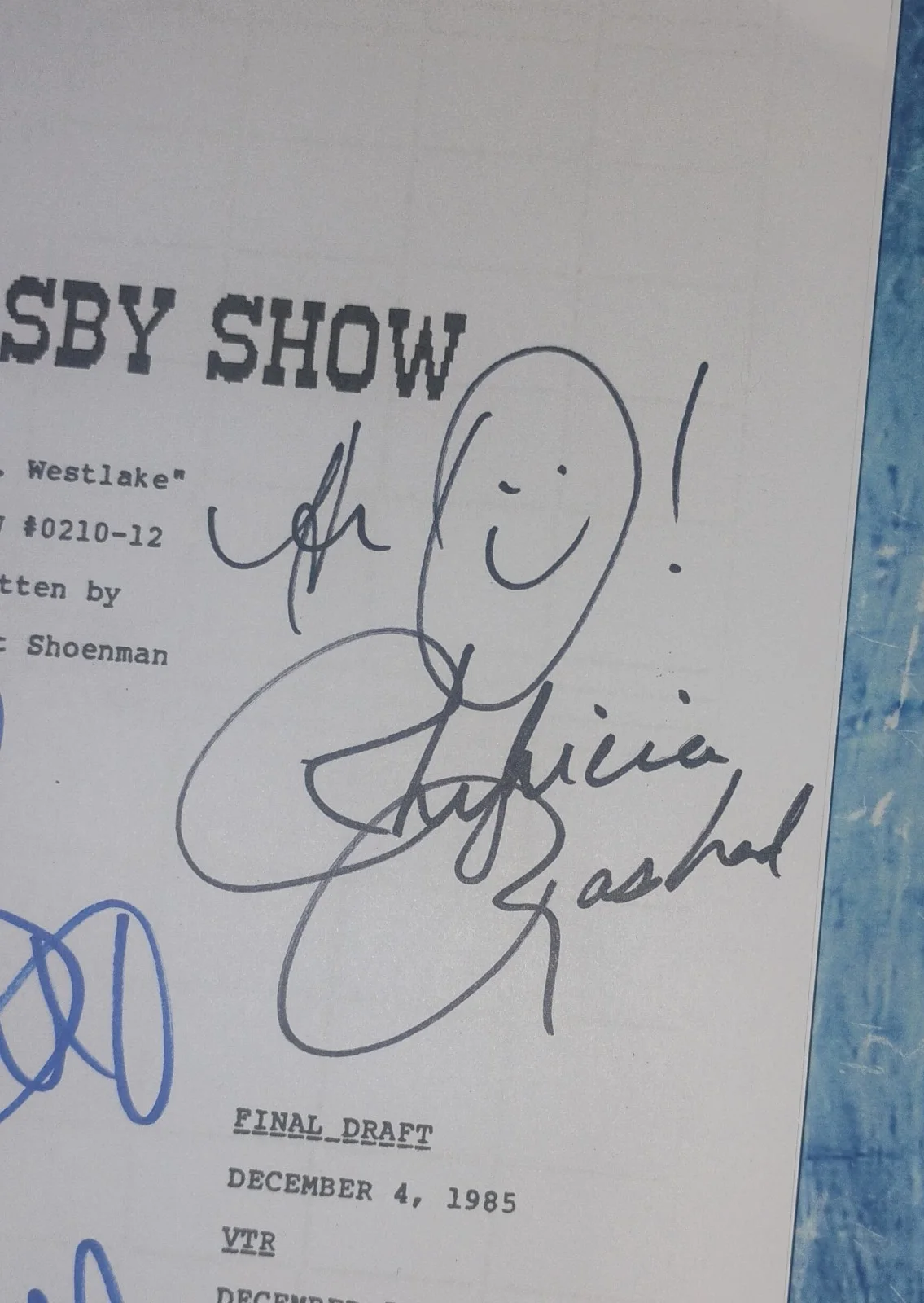 Bill Cosby & Phylicia Rashad Hand Signed The Cosby Show Script COA NO US TARIFFS, image 4