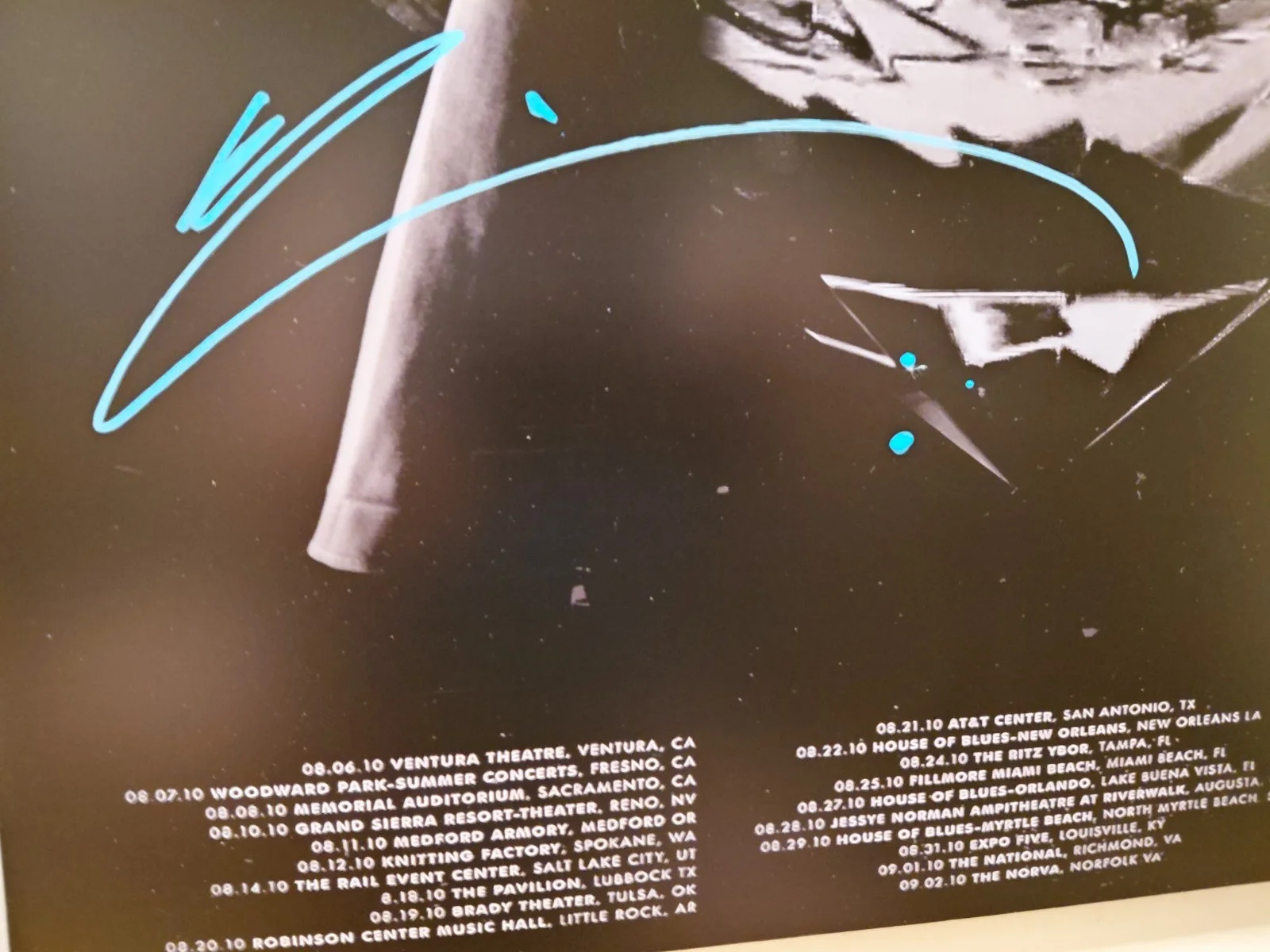 Autographed Deftones Diamond Eyes Tour Poster 18x24, изображение 5