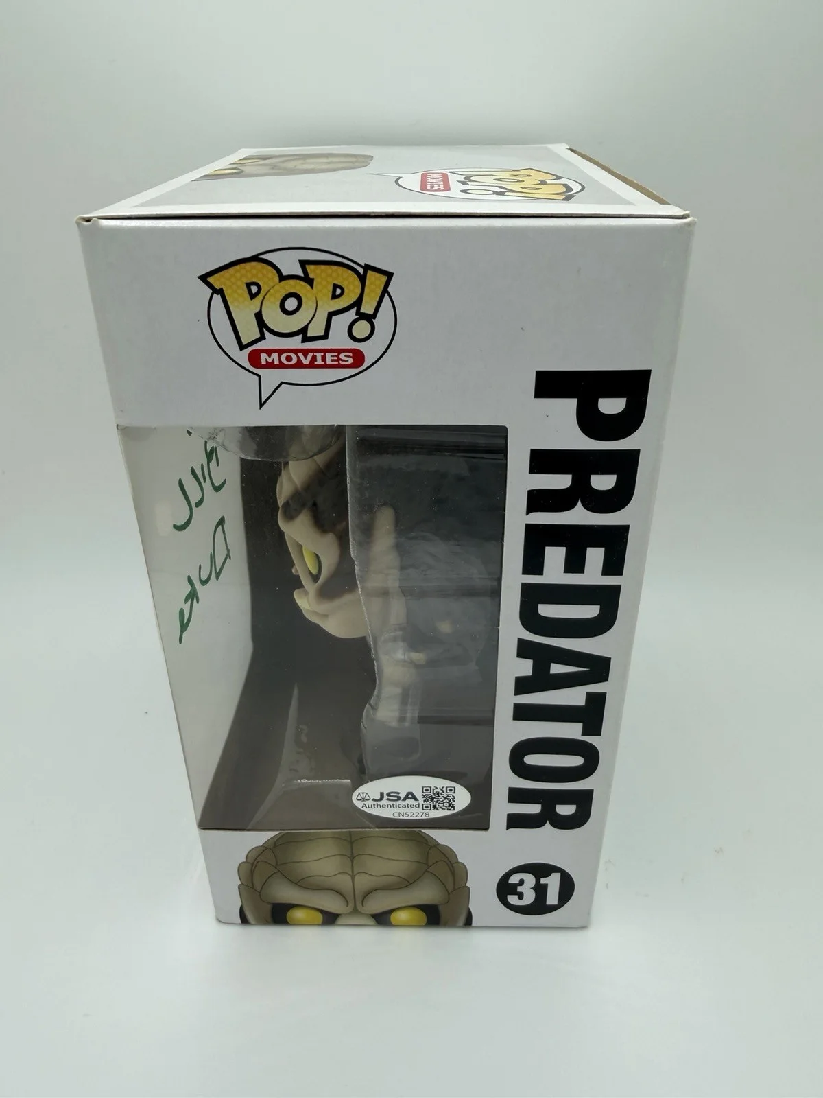 BILL DUKE SIGNED PREDATOR FUNKO POP W/ “MAC” CN INSC. EXACT PROOF JSA COA, image 4