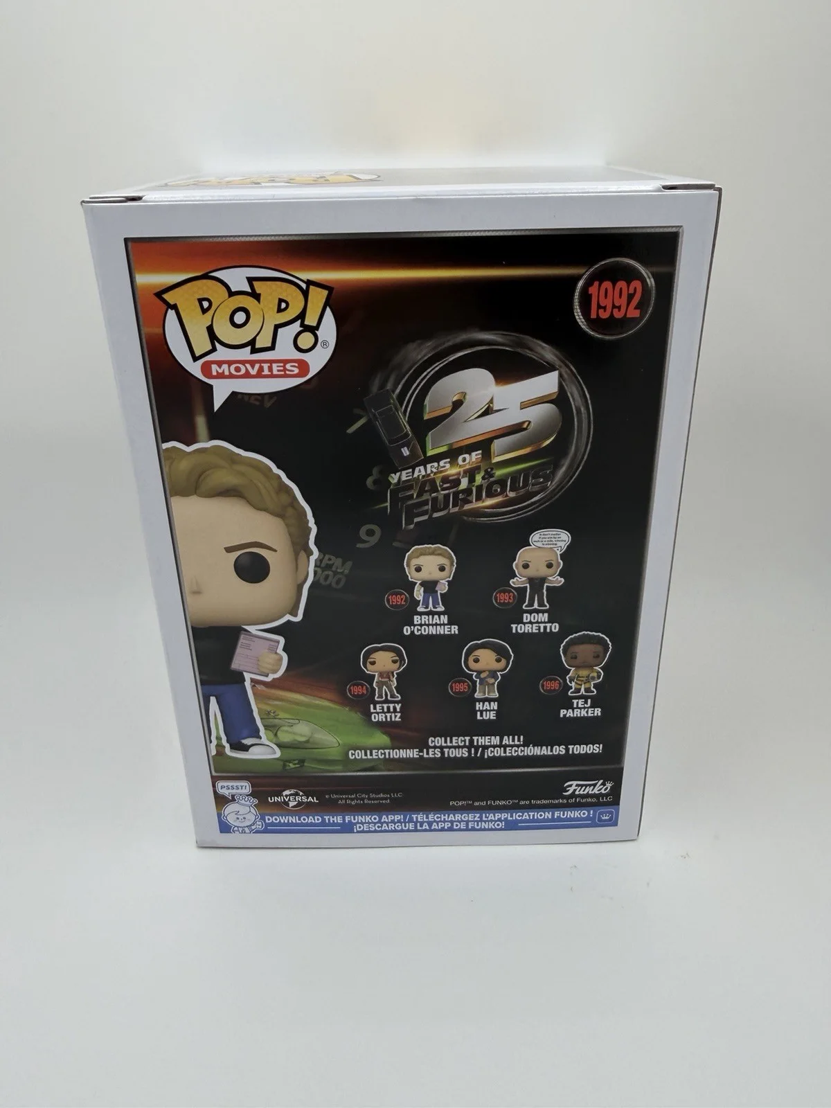 CODY WALKER SIGNED BRIAN O’ CONNOR FUNKO POP ‘FAST & FURIOUS’ +F7 INSC. JSA, image 4