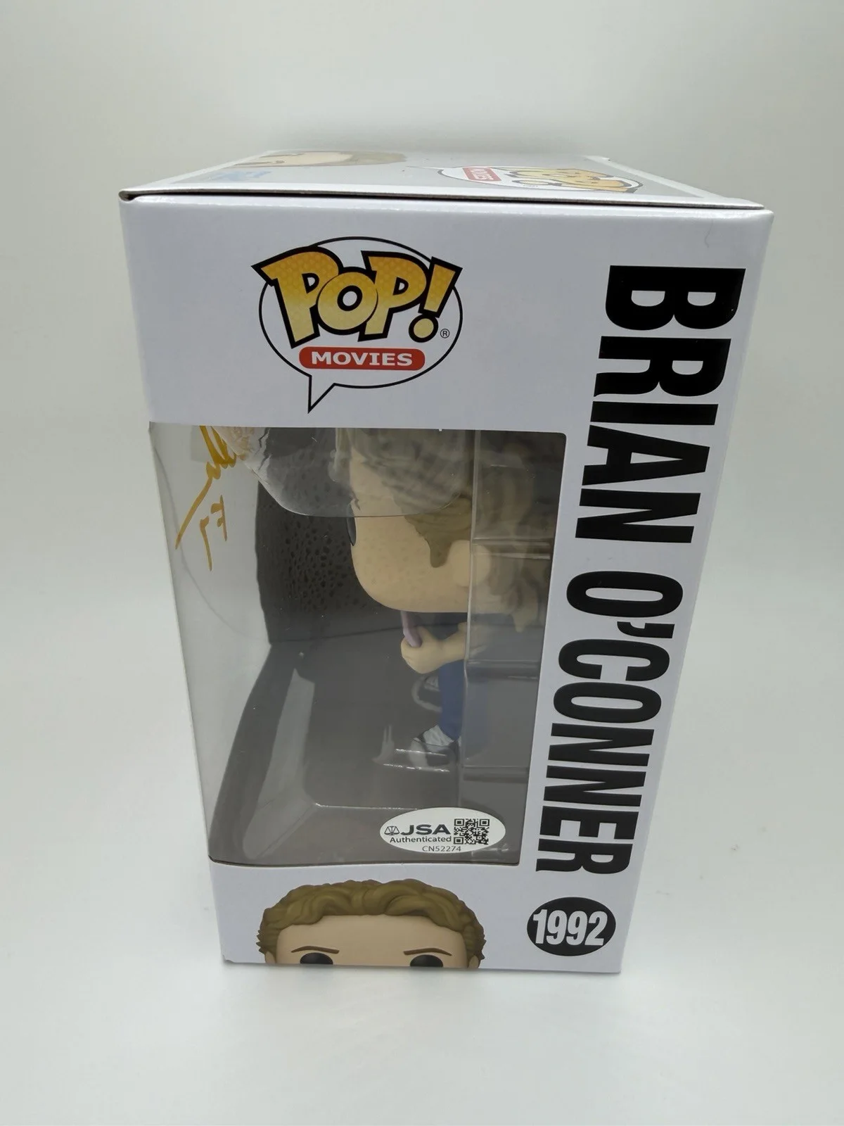 CODY WALKER SIGNED BRIAN O’ CONNOR FUNKO POP ‘FAST & FURIOUS’ +F7 INSC. JSA, image 3