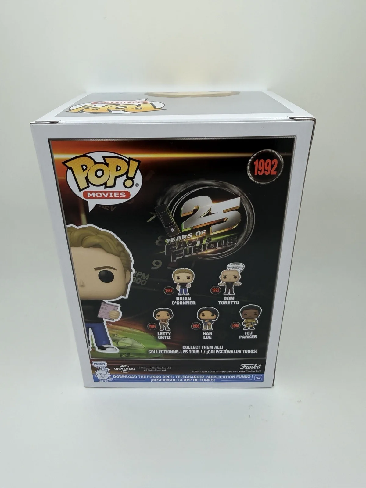 CODY WALKER SIGNED BRIAN O’ CONNOR FUNKO POP ‘FAST & FURIOUS’ +F7 INSC. JSA, image 4