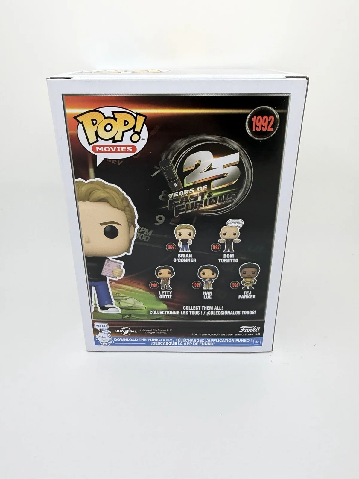CODY WALKER SIGNED BRIAN O’ CONNOR FUNKO POP ‘FAST & FURIOUS’ +F7 INSC. JSA, image 4
