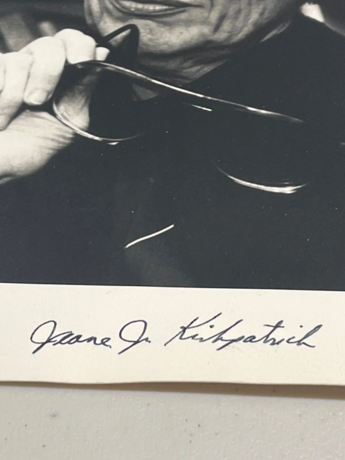 Jeane Kirkpatrick Signed 8 X 10" Photograph, image 2