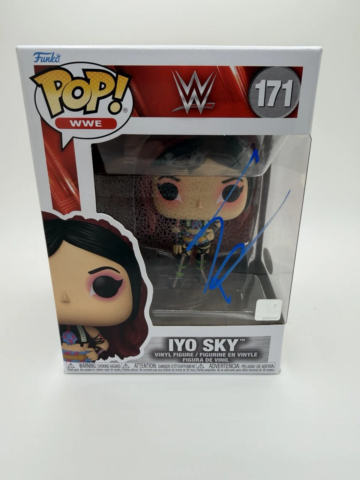 IYO SKY SIGNED WWE FUNKO POP JAPANESE FEMALE WRESTLER JSA AUTHENTICATED WS, изображение 2