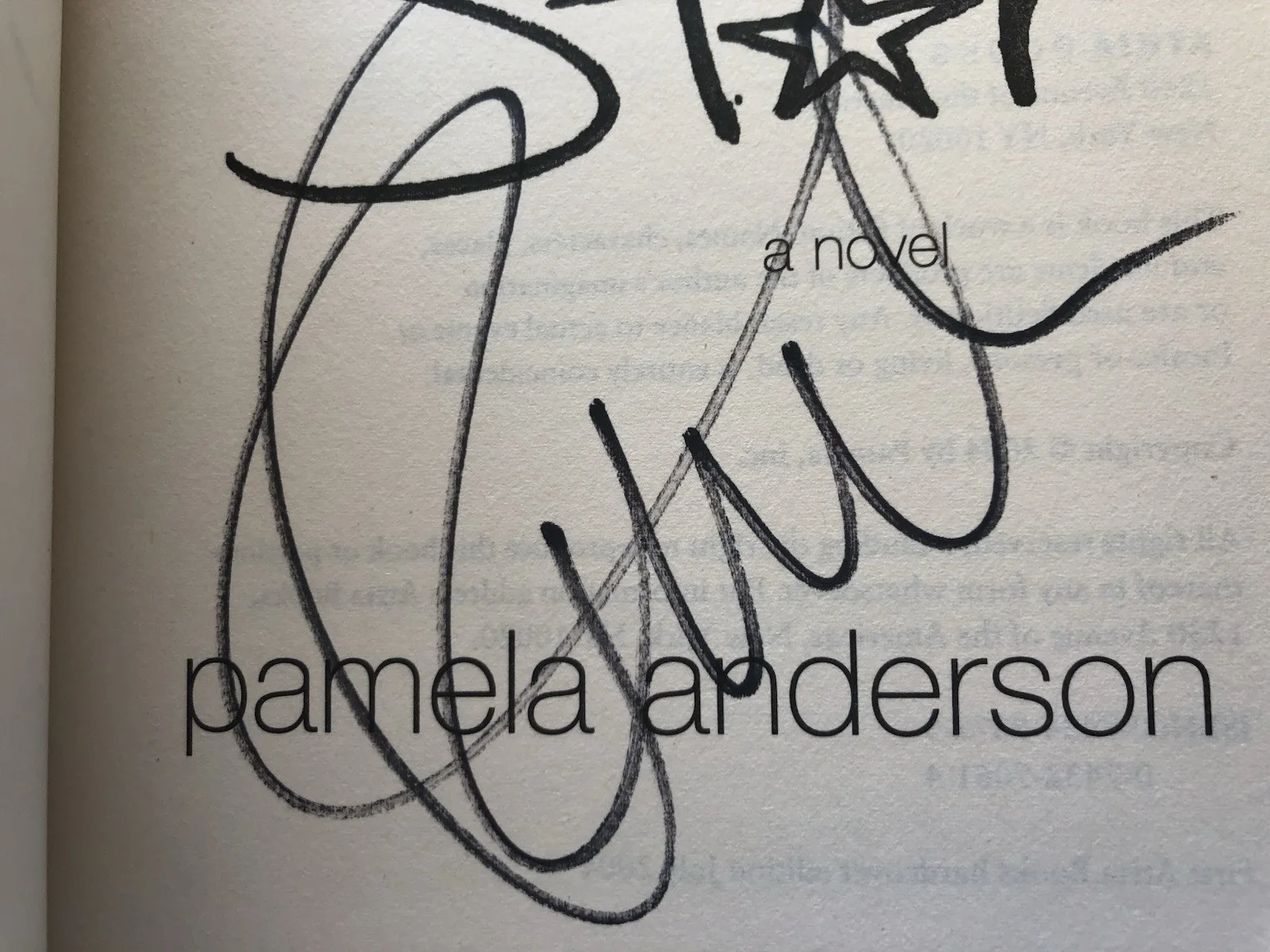 Pam Anderson Autographed Signed STAR Hard Cover Book, image 4