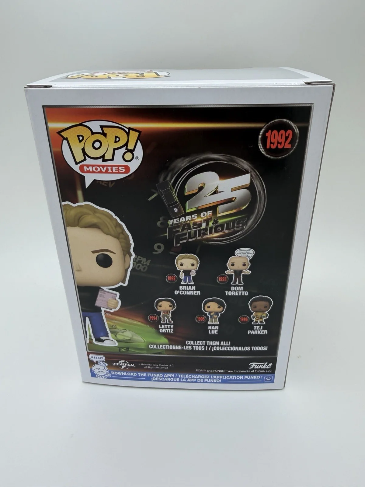 CODY WALKER SIGNED BRIAN O’ CONNOR FUNKO POP ‘FAST & FURIOUS’ +F7 INSC. JSA, image 4