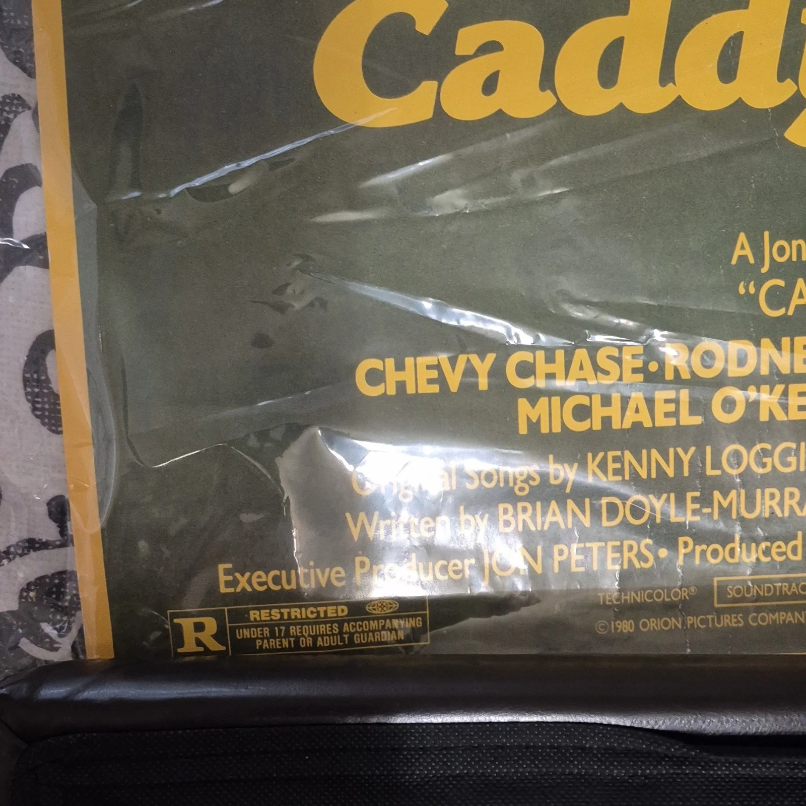 Unclear — Caddyshack Original One Sheet Movie Poster Signed by Chevy Chase mid 90's., image 4