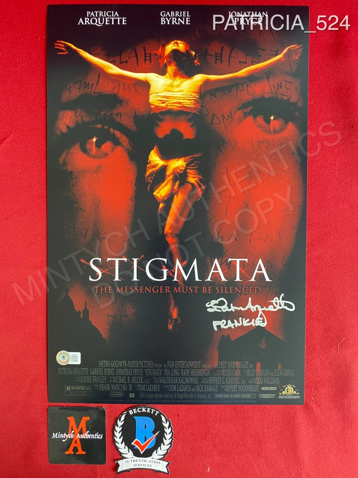 Patricia Arquette — Patricia Arquette autographed signed 11x17 photo Stigmata Beckett COA