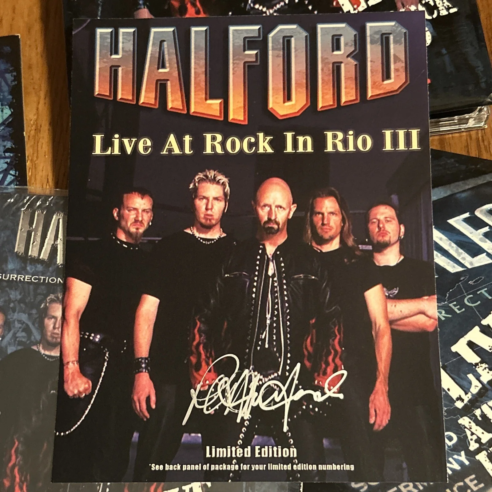 Halford Resurrection World Tour Live At Rock In Rio 3 DVD/CD With Signed Insert, image 2