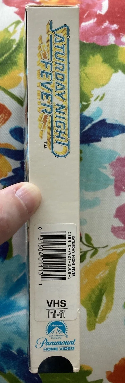 John Travolta — John Travolta Signed Saturday Night Fever Vhs Video Autographed, изображение 2