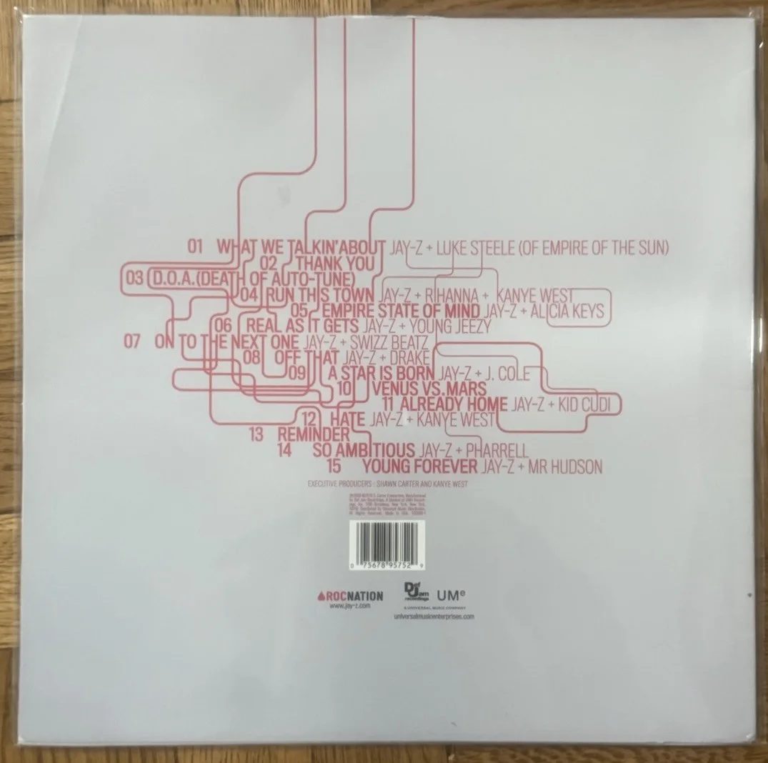 JAY-Z SIGNED AUTOGRAPHED THE BLUEPRINT 3 ALBUM VINYL HOVA BEYONCE RARE PSA COA, изображение 3