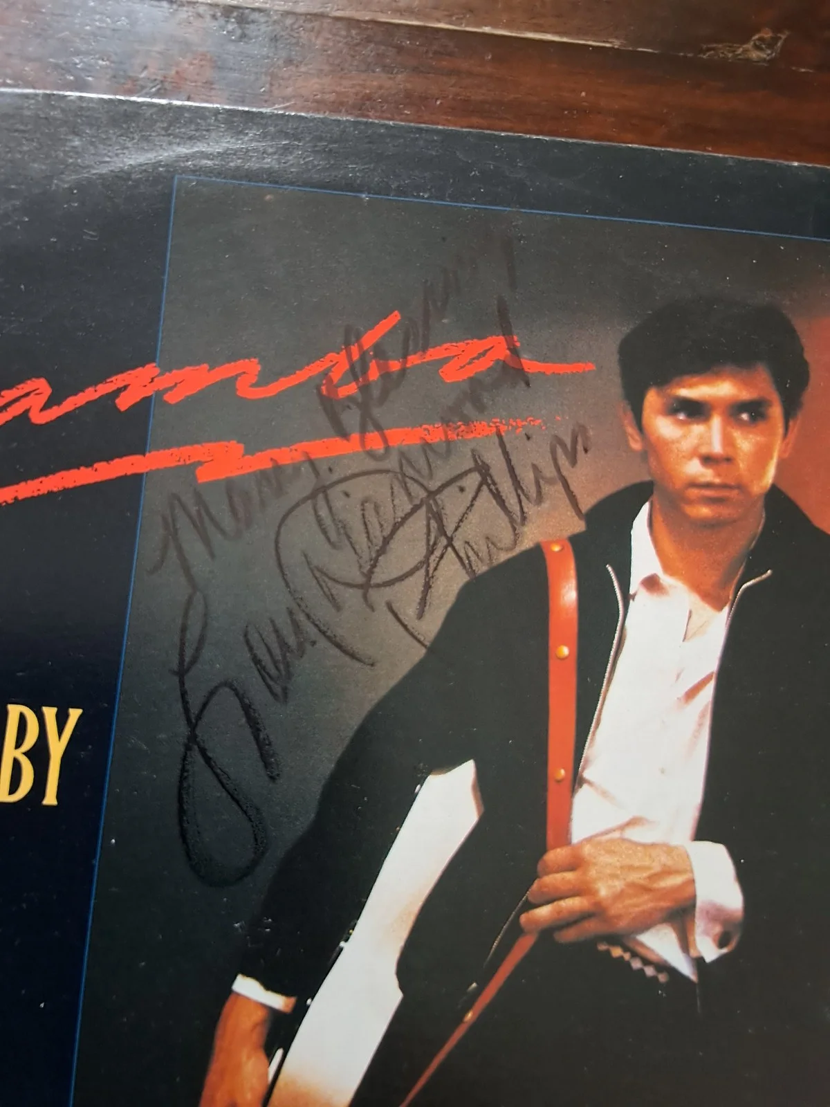 Signed Lou Diamond Phillips La Bamba Soundtrack Autographed Los Lobos, image 2