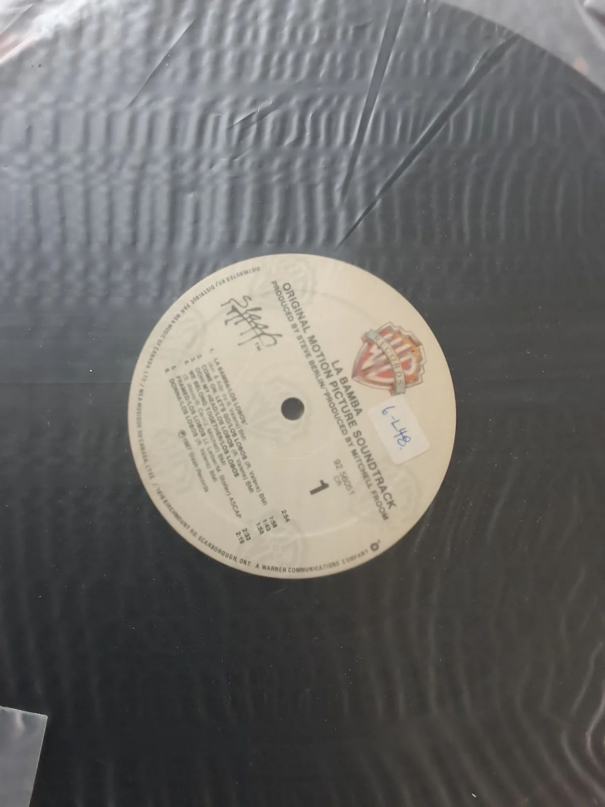 Signed Lou Diamond Phillips La Bamba Soundtrack Autographed Los Lobos, image 4