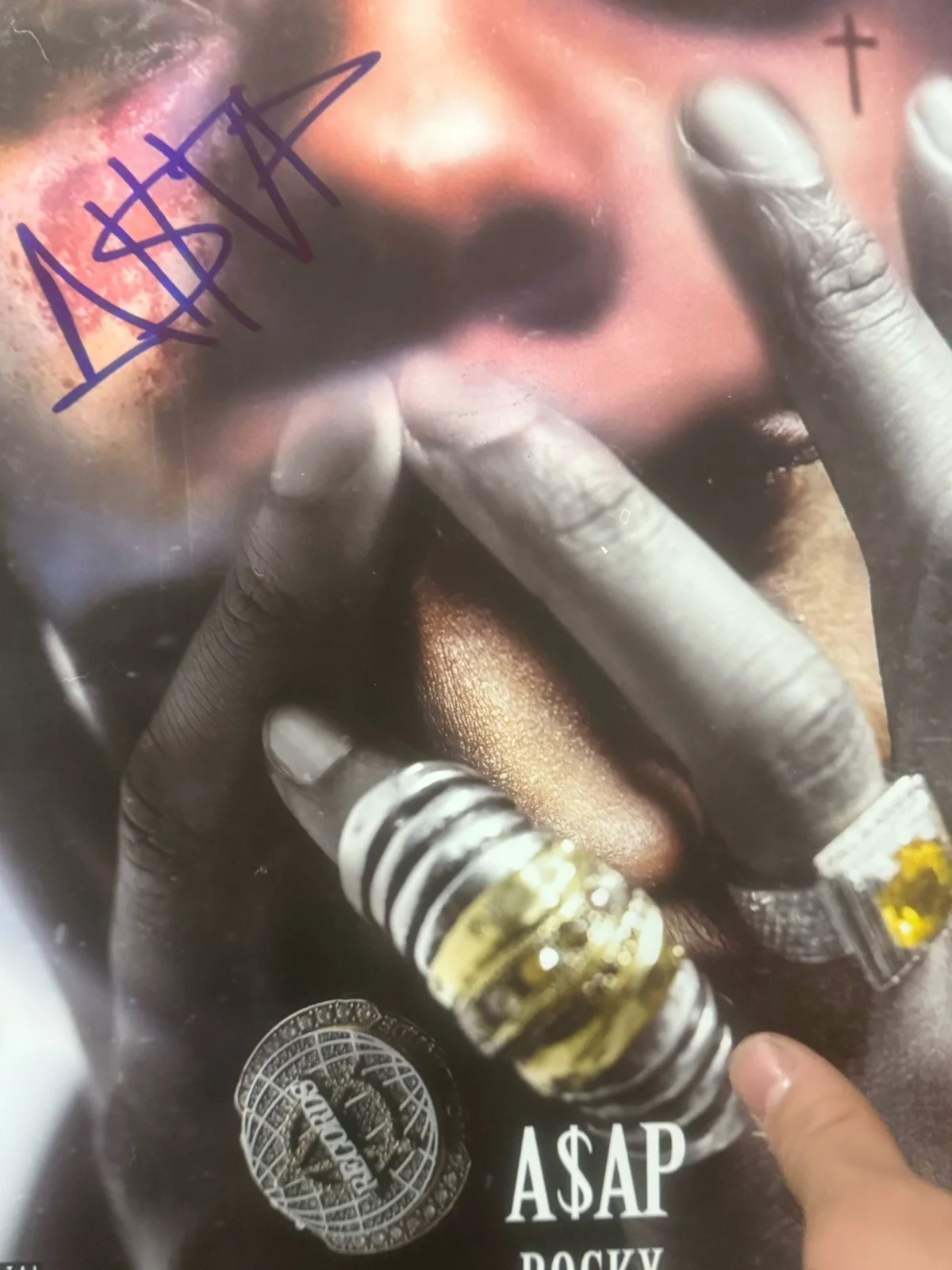 ASAP ROCKY Signed Autographed At Long Last A$AP Vinyl Album PSA/DNA COA RIHANNA, изображение 4