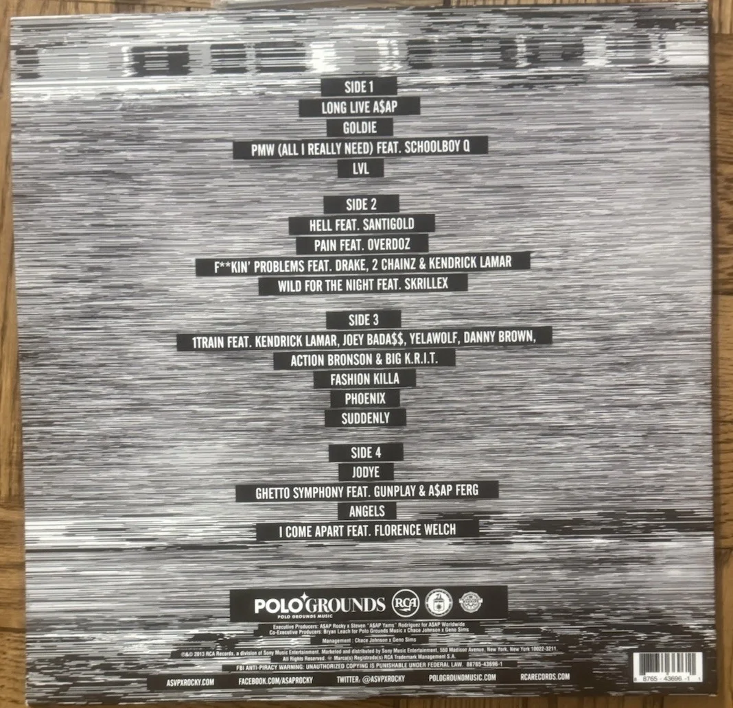 Asap Rocky Signed Autographed Long Live A$AP Vinyl Album PSA/DNA COA RIHANNA, изображение 2