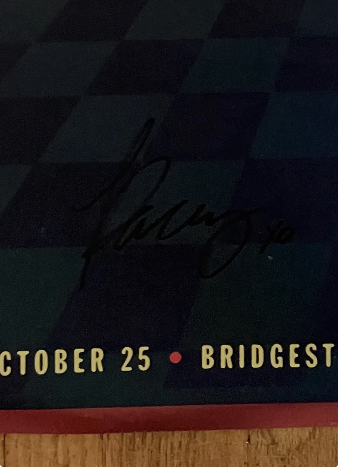 Kacey Musgraves Signed Kii Arens Oh What A World Tour Poster DAMAGED, изображение 2