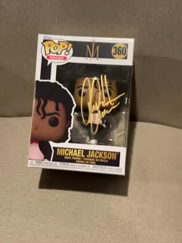 Jaafar Jackson signed autograph Michael Jackson Funko Pop Beckett Authentication, image 2