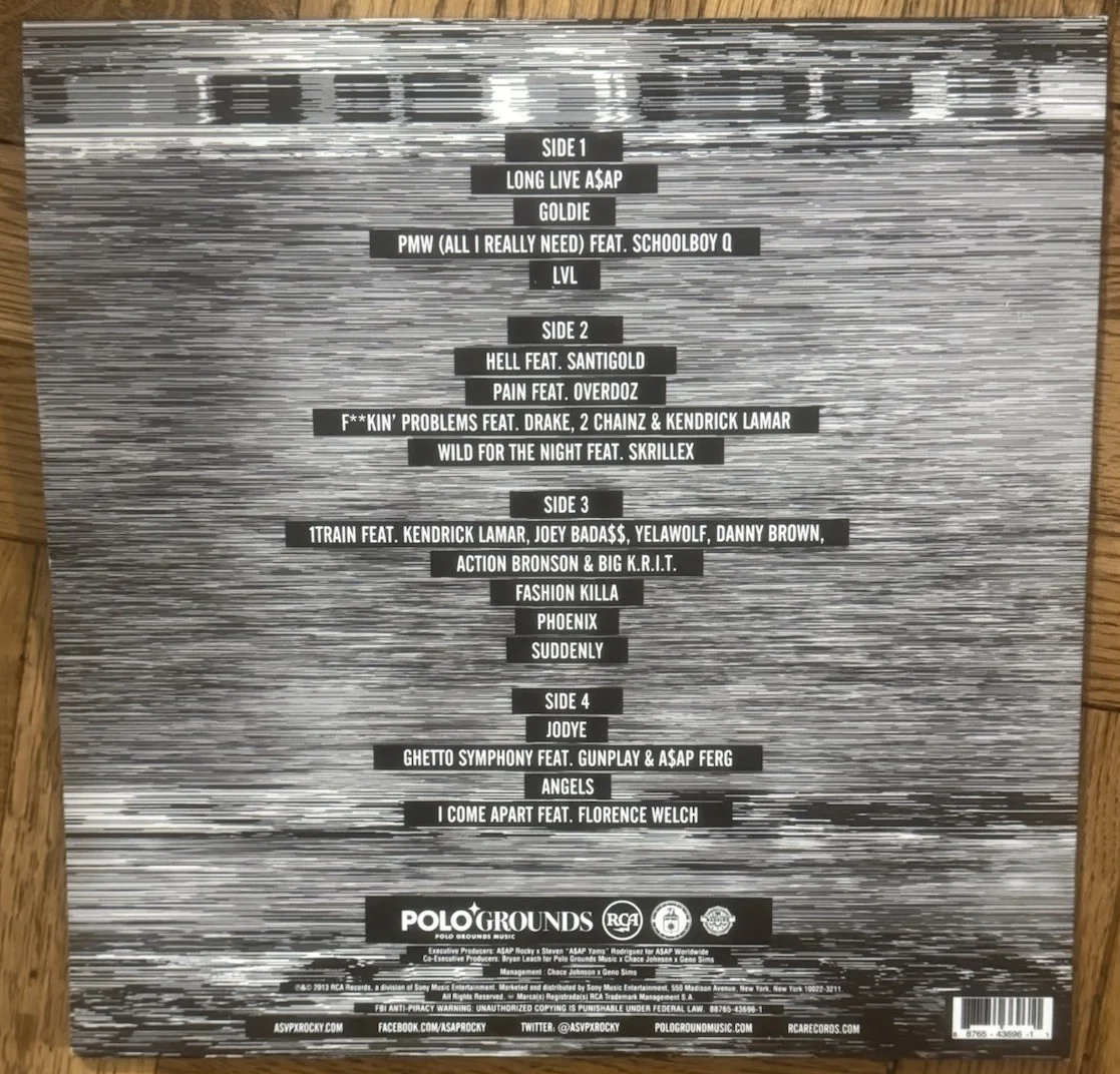 ASAP ROCKY SIGNED AUTOGRAPH LONG LIVE A$AP LP VINYL ALBUM PSA/DNA COA, изображение 2