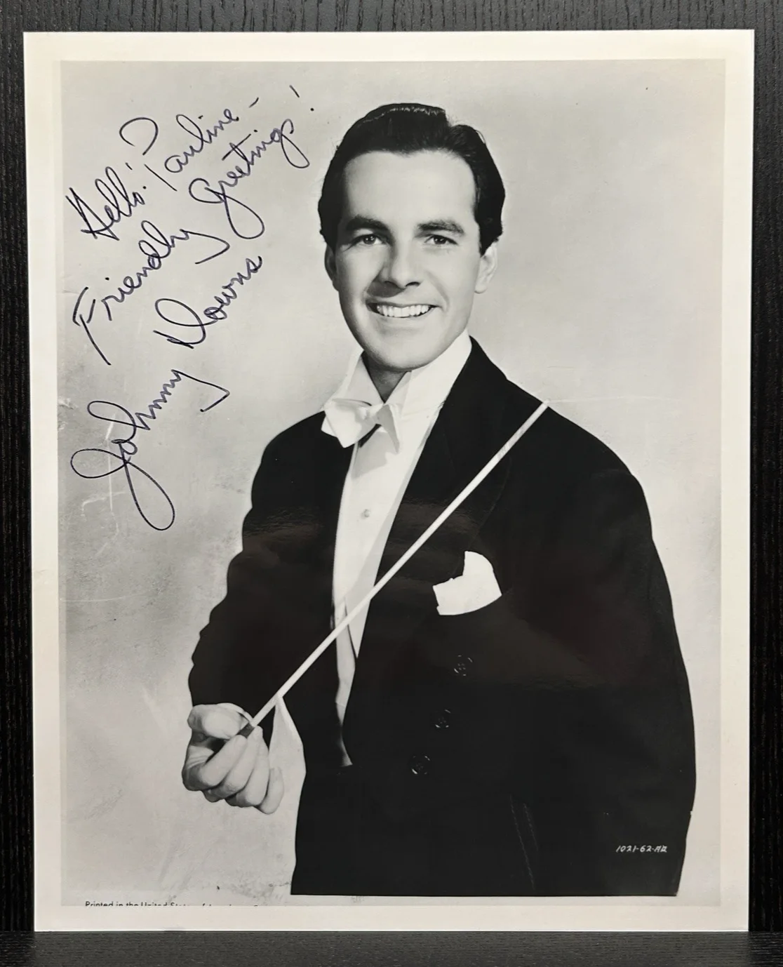 Johnny Downs — JOHNNY DOWNS SIGNED 8x10 PHOTO Original Authentic Autograph JSA COA Our Gang, изображение 2