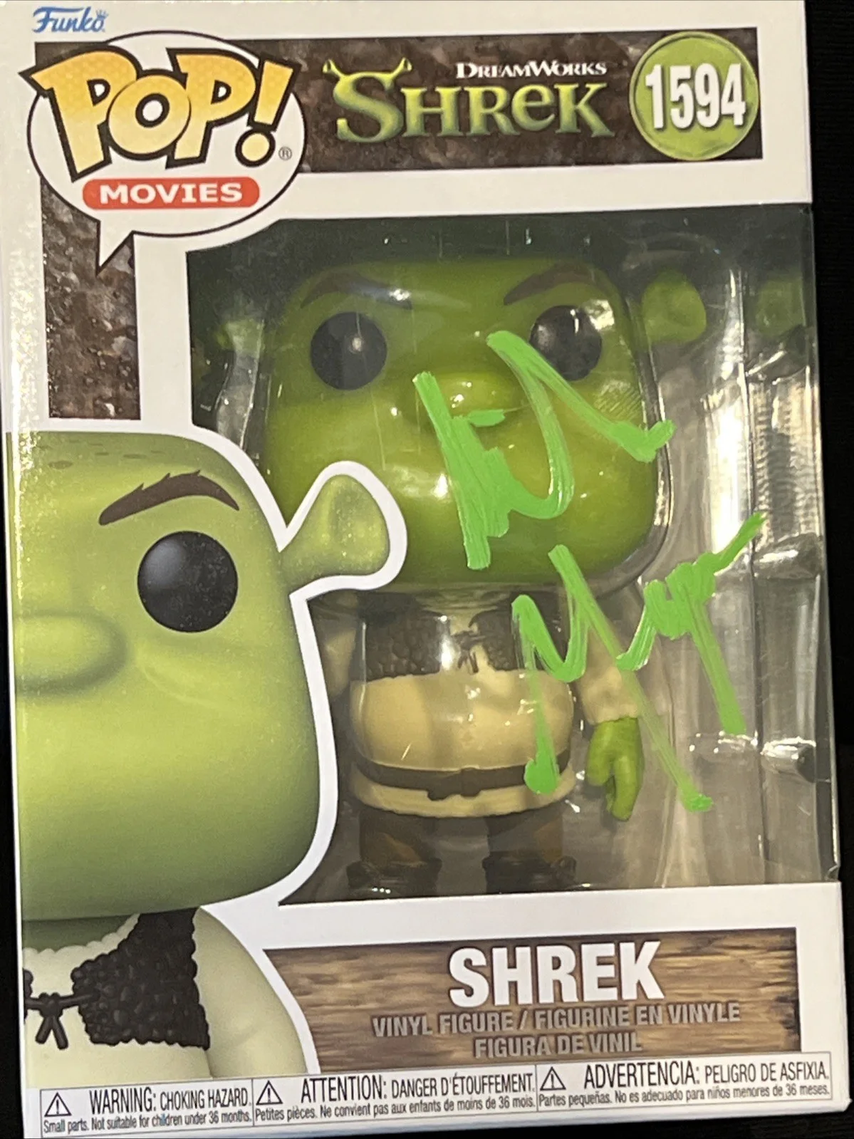 Mike Myers — Mike Myers Signed Autograph Funko Pop ( SHREK ) Beckett Authentication, изображение 3