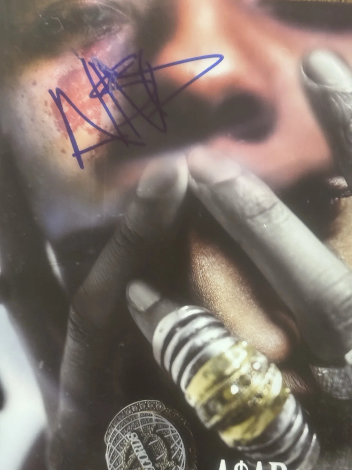 ASAP ROCKY Signed Autographed At Long Last A$AP Vinyl Album PSA/DNA COA RIHANNA, изображение 2