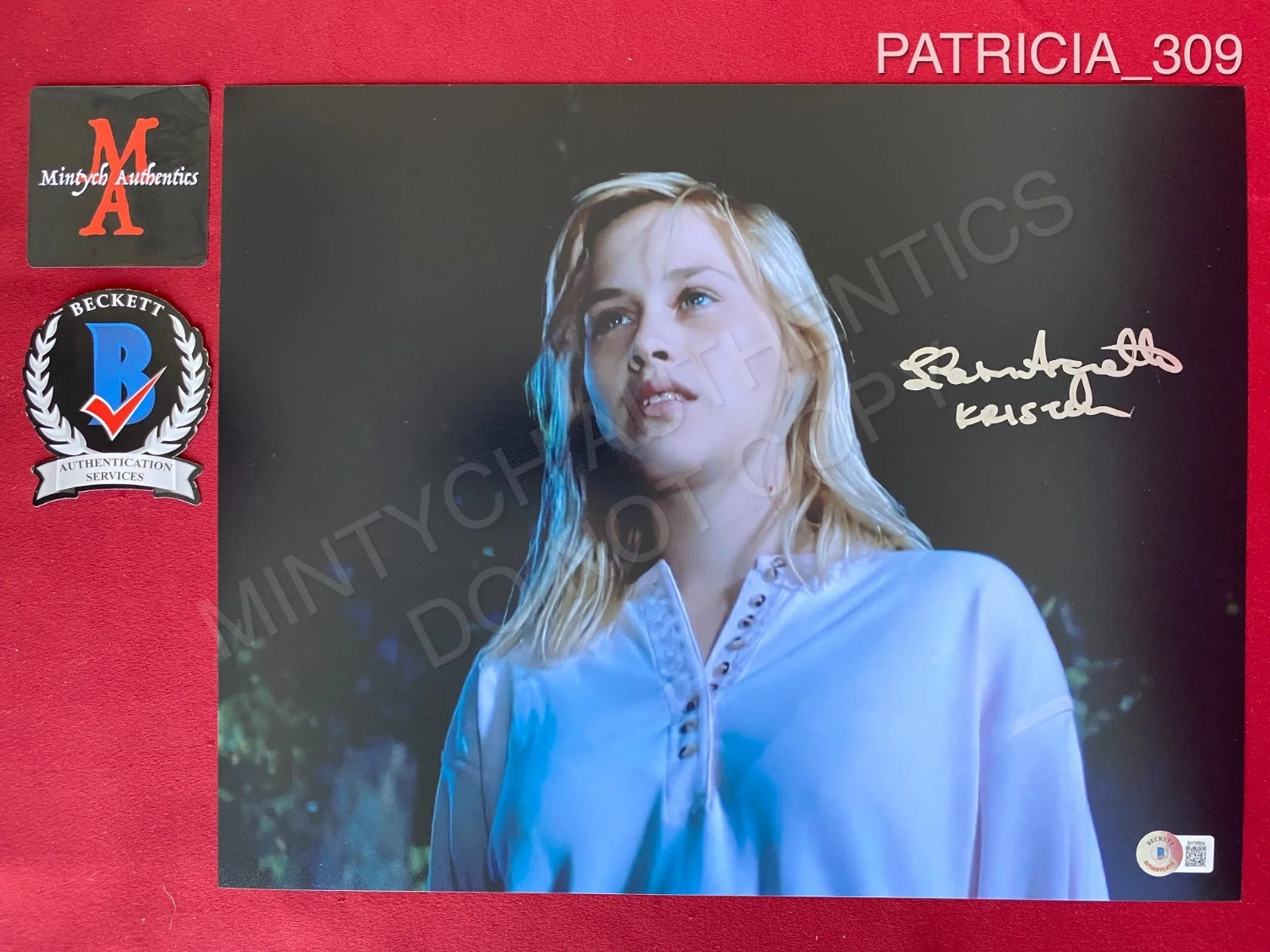 Patricia Arquette — Patricia Arquette autographed 11x14 photo A Nightmare on Elm Street 3 Beckett