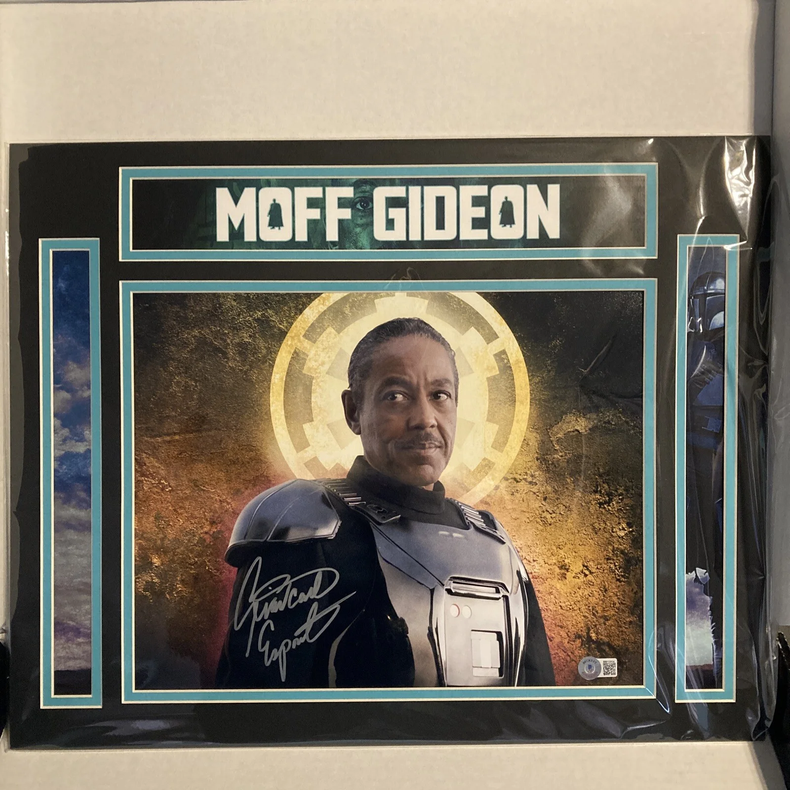 Giancarlo Esposito — Giancarlo Esposito The Mandalorian Moff Gideon Signed PhotoBeckett Star Wars