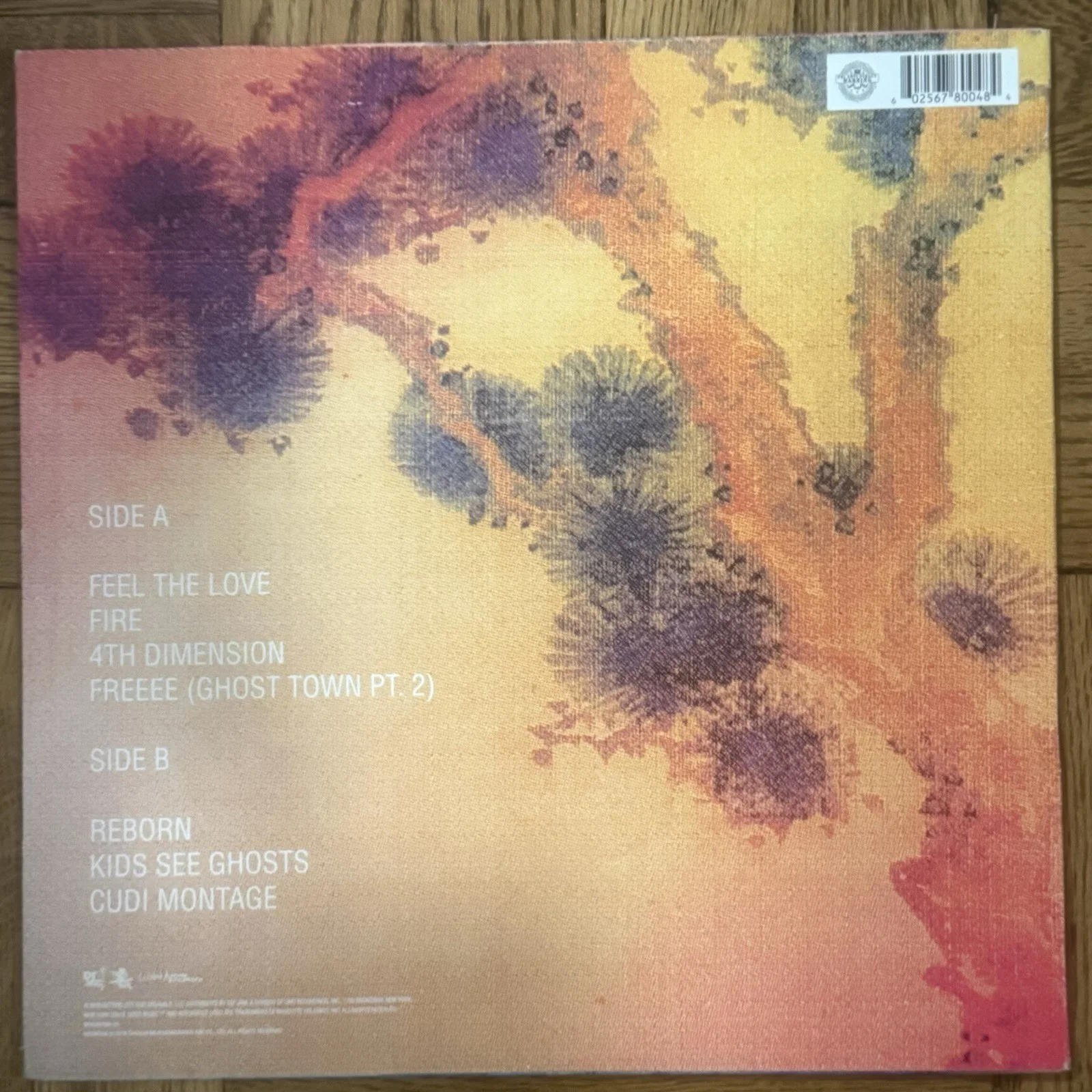Kid Cudi Signed Kanye West Autographed Kids See Ghosts Vinyl Record Psa/Dna COA, изображение 2