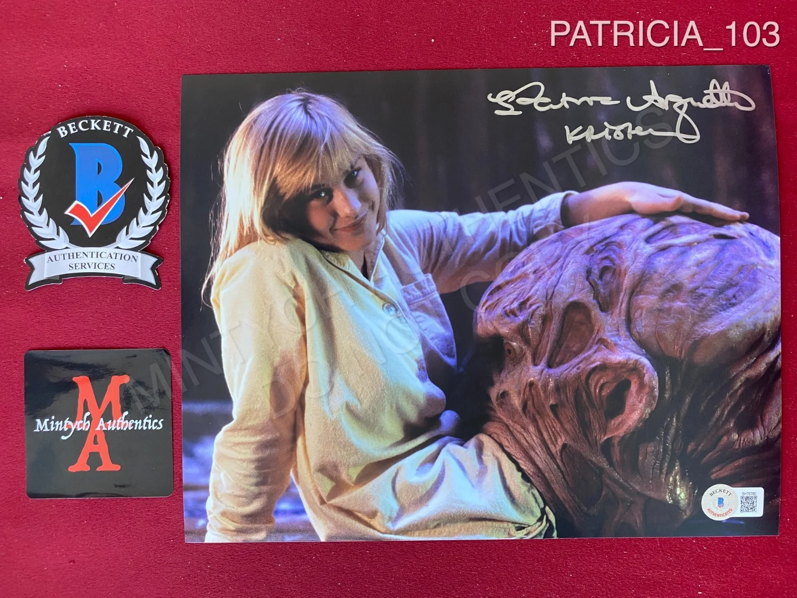 Patricia Arquette — Patricia Arquette autographed 8x10 photo A Nightmare on Elm Street 3 Beckett