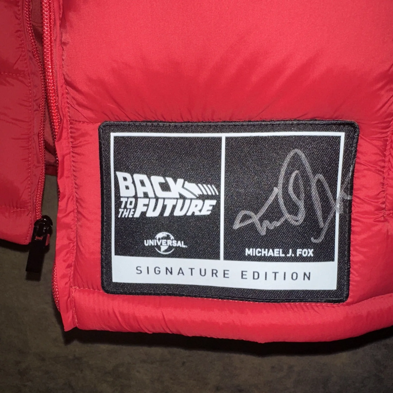 Michael J Fox — Michael J Fox Signed Back To The Future Jacket Vest Ltd Release BTTF Shop 2022, image 2