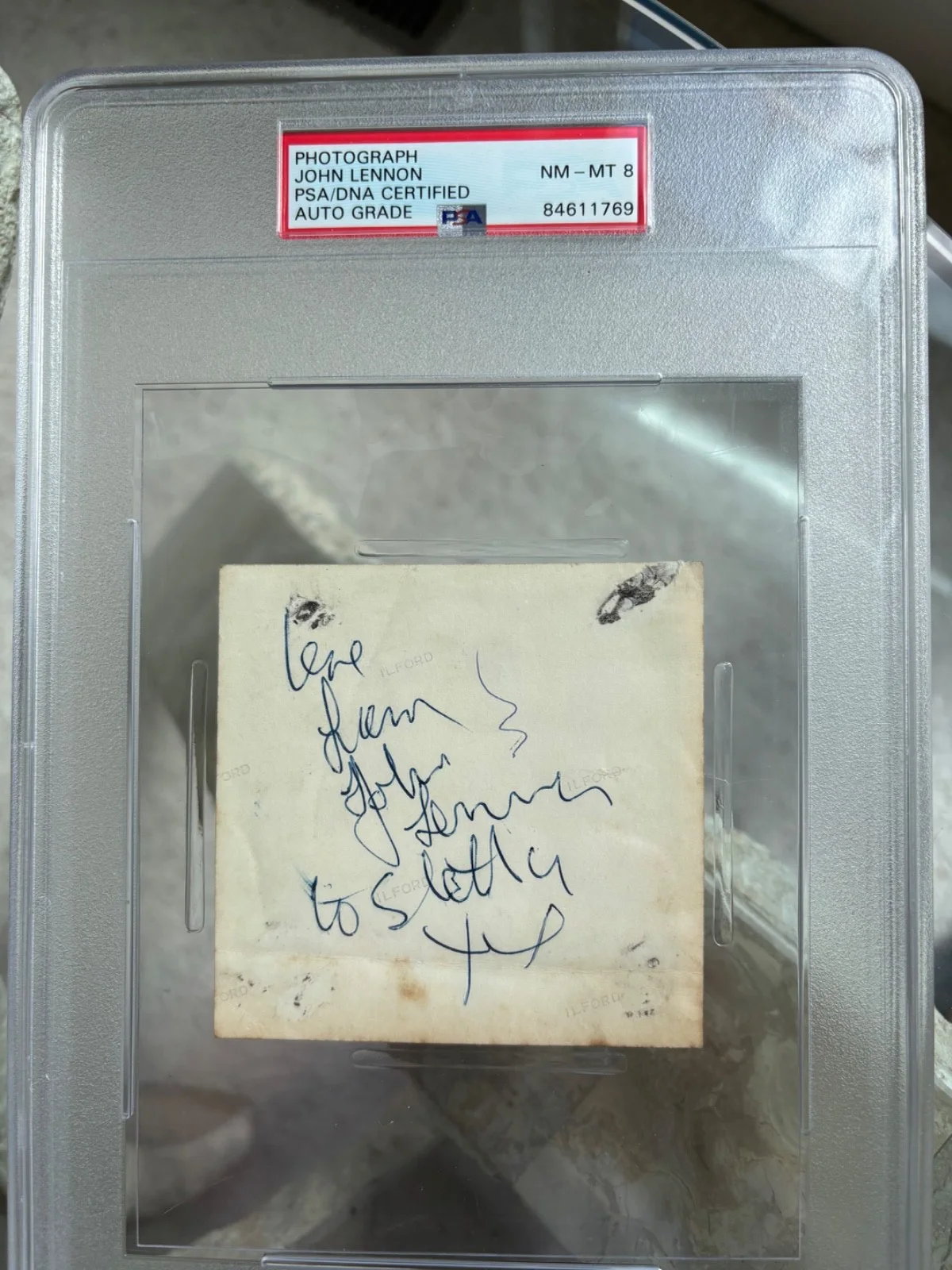 🔥 RARE JOHN LENNON BEATLES Signed and Inscribed Photo PSA/DNA Certified ! 🔥🔥, image 2