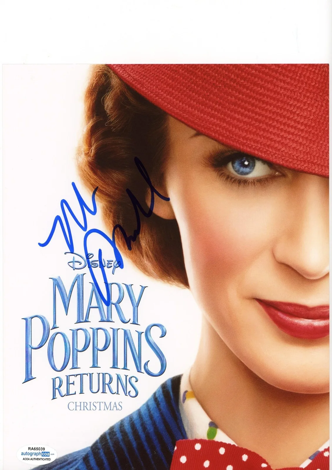 Rob Marshall — Rob Marshall "Mary Poppins Returns" Director AUTOGRAPH Signed 8x10 Photo ACOA