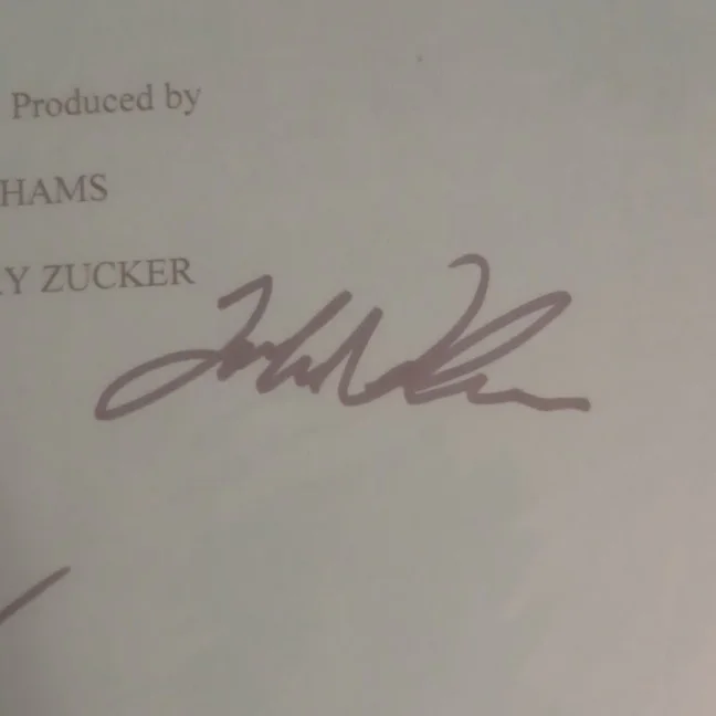Airplane! Original Signed Script Cover Page Autographed Multi-Signed, изображение 3