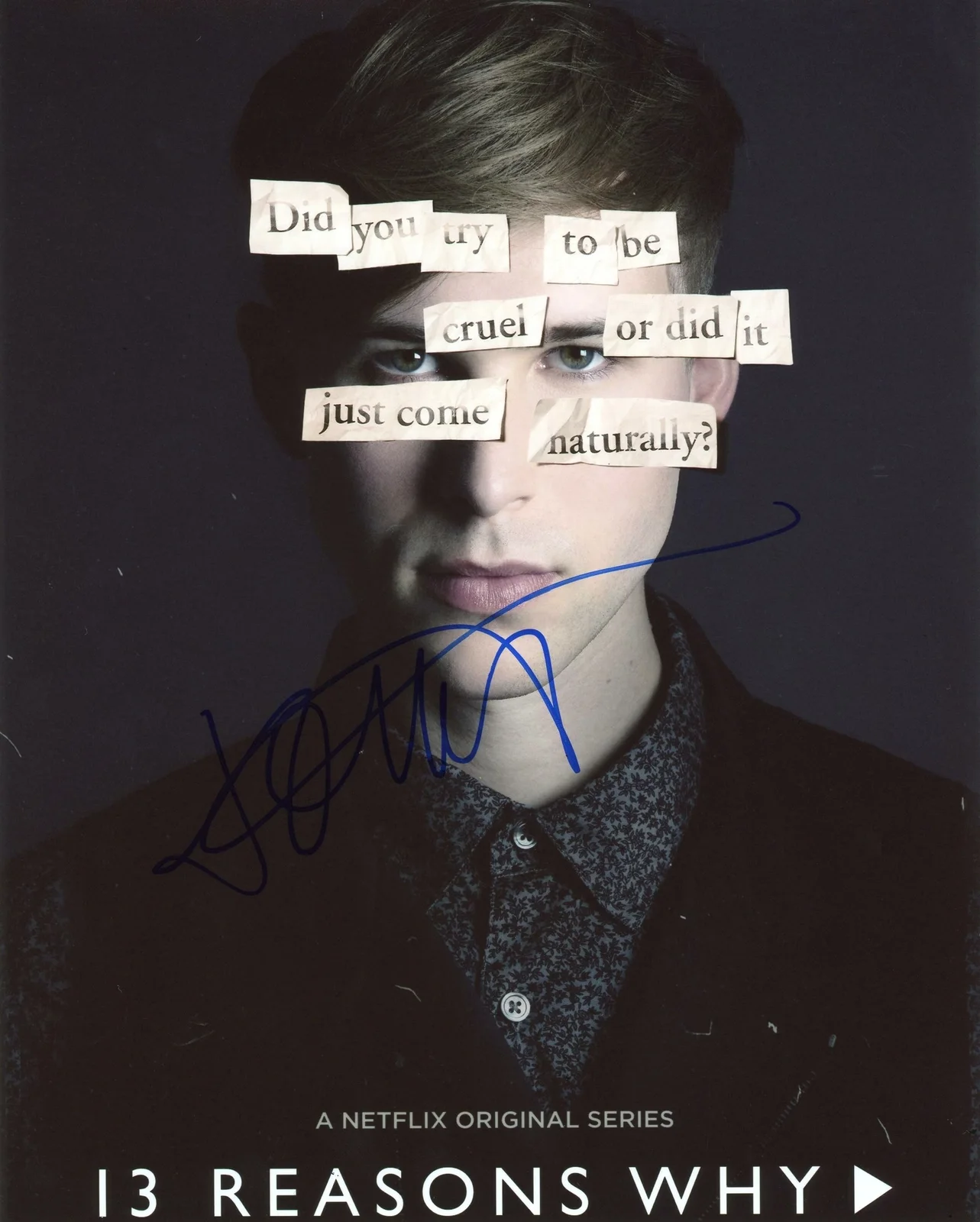 Tommy Dorfman — Tommy Dorfman "13 Reasons Why" AUTOGRAPH Signed 8x10 Photo ACOA