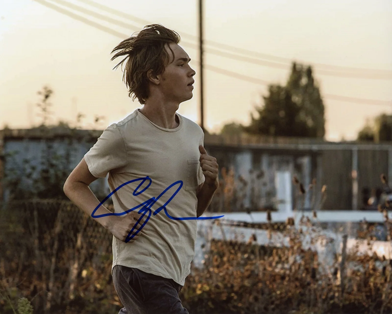 Charlie Plummer — Charlie Plummer "Lean on Pete" AUTOGRAPH Signed 8x10 Photo ACOA