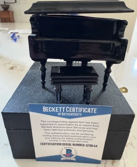 Billy Joel "The Piano Man" Signed Miniature Piano BAS Beckett - Free Shipping!, image 2
