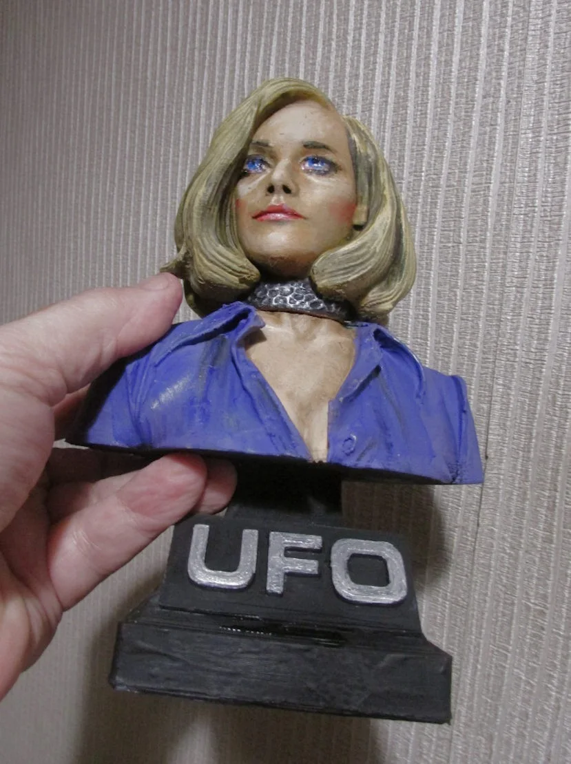 GERRY ANDERSON'S UFO TV SERIES COL. LAKE WANDA VENTHAM BUST/ STATUE FINISHED, изображение 3