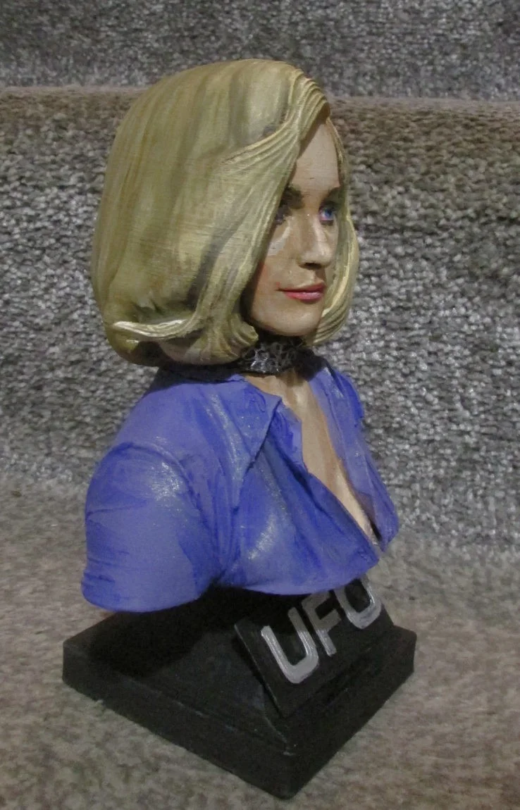 GERRY ANDERSON'S UFO TV SERIES COL. LAKE WANDA VENTHAM BUST/ STATUE FINISHED, изображение 4