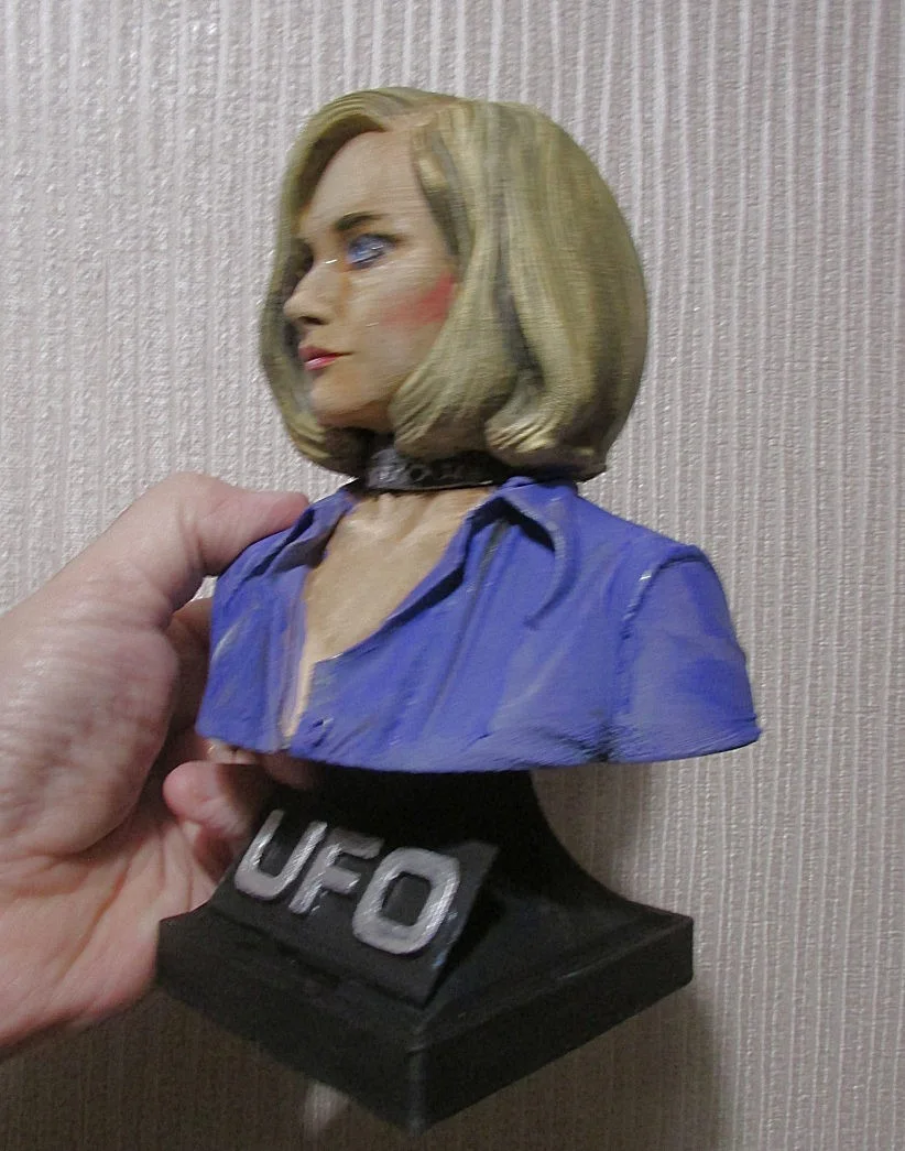GERRY ANDERSON'S UFO TV SERIES COL. LAKE WANDA VENTHAM BUST/ STATUE FINISHED, изображение 5