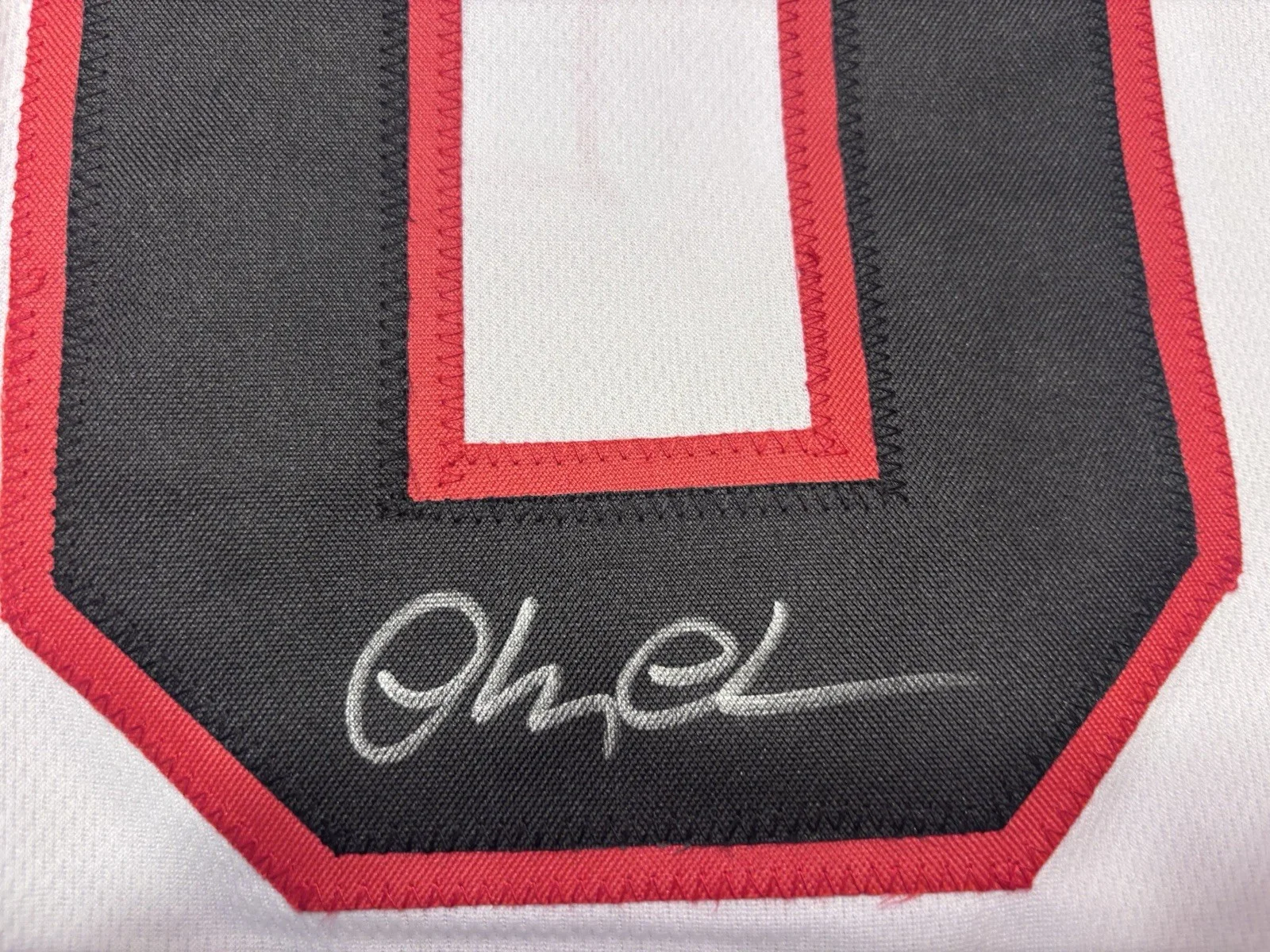 Autographed Griswold #00 White Jersey Beckett Authenticated, image 2