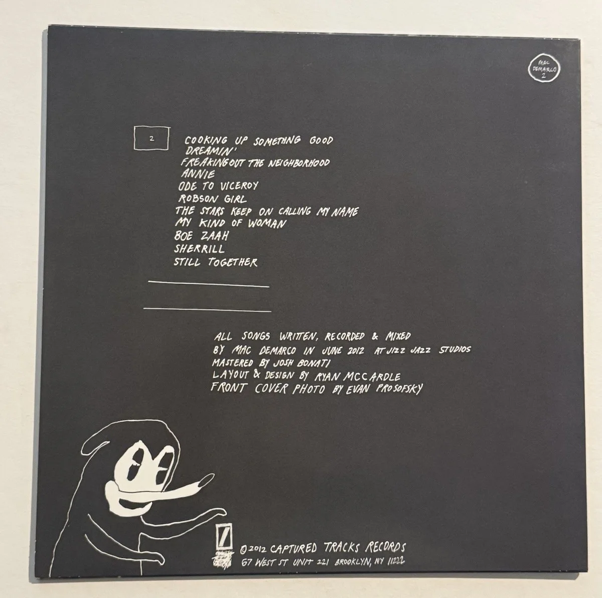 MAC DEMARCO SIGNED LP VINYL RECORD ALBUM INDIE SINGER RARE COA, image 2