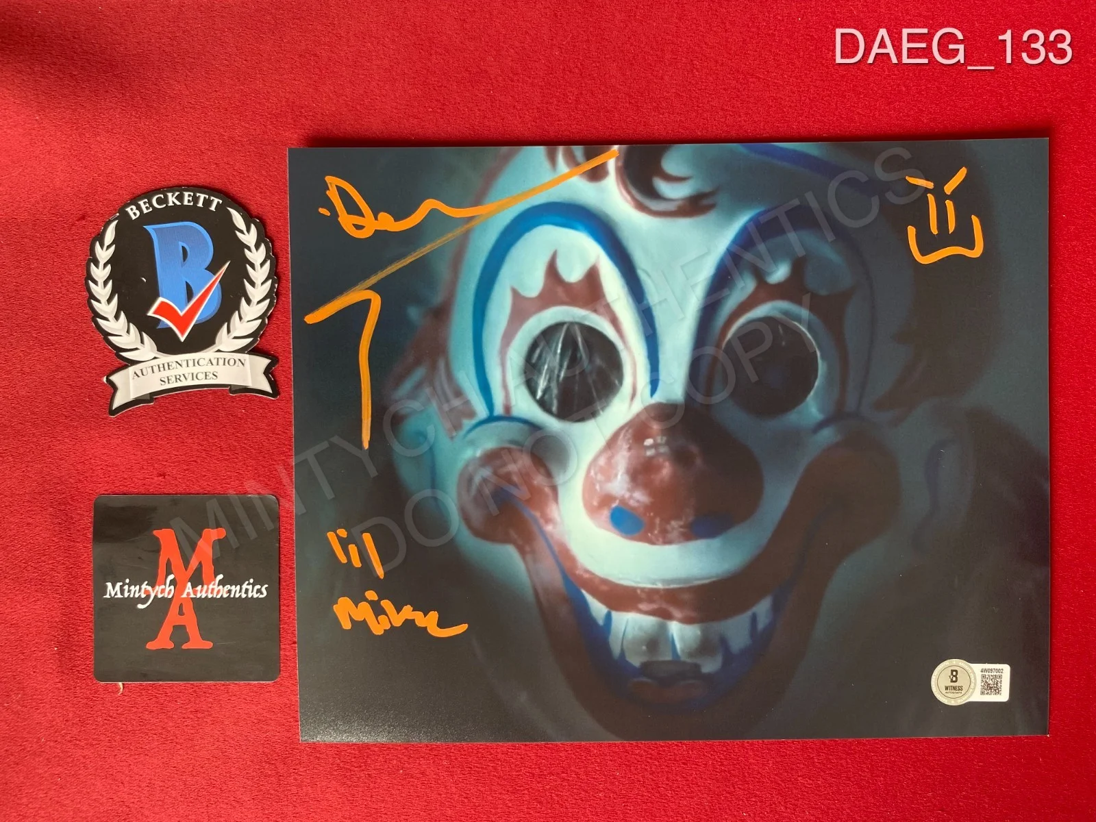 Daeg Faerch — Daeg Faerch autographed signed 8x10 photo Rob Zombie Halloween Beckett COA