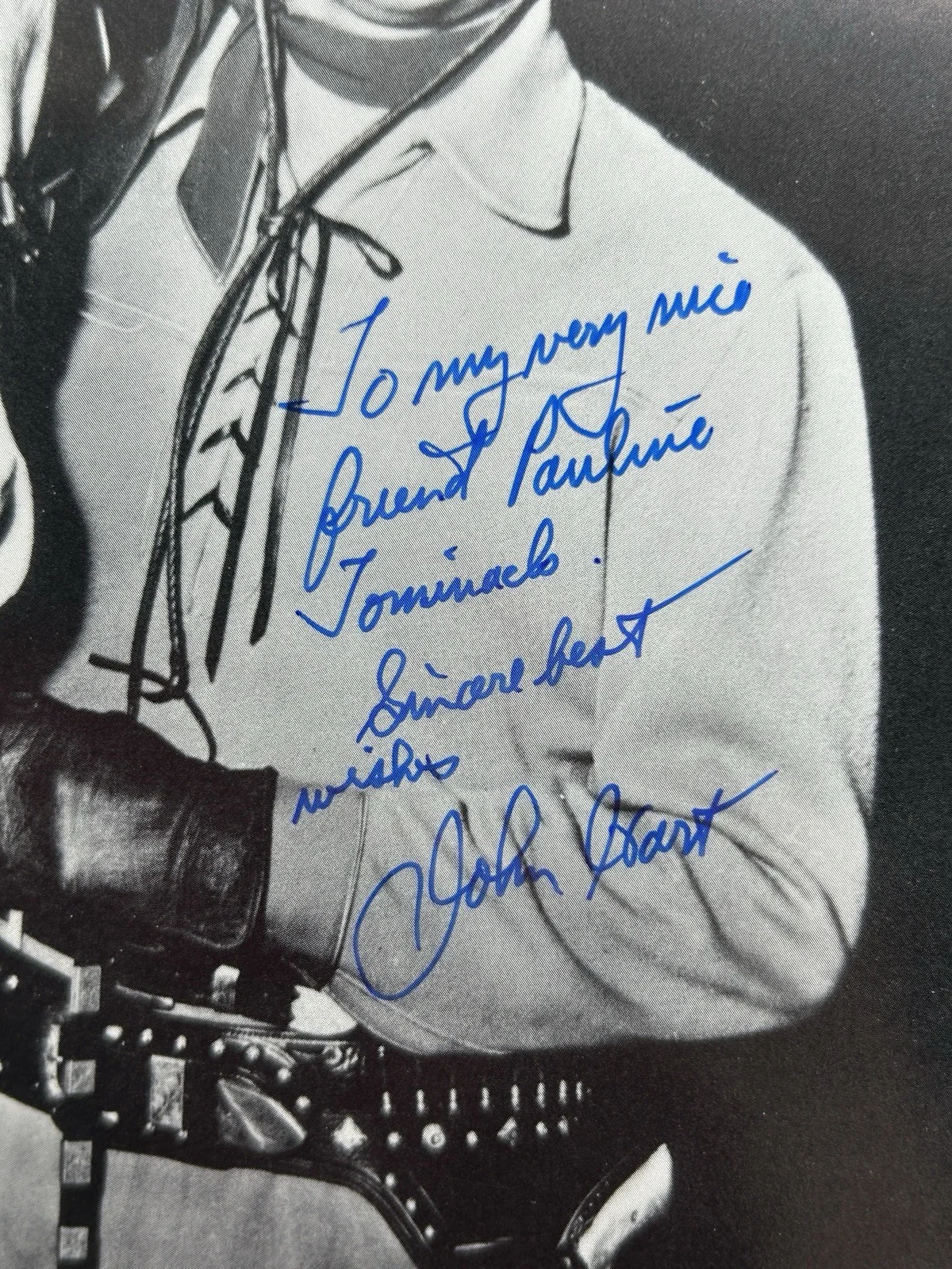 John Hart — JOHN HART SIGNED PHOTO & LETTER Original Autograph JSA COA Lone Ranger & Silver, image 3