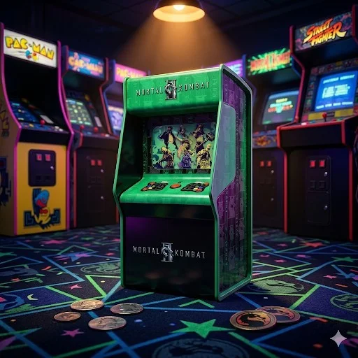 NEW Mortal Kombat II 2 Arcade Tin popcorn bucket🍿rare UK dispatch PCO group, изображение 2