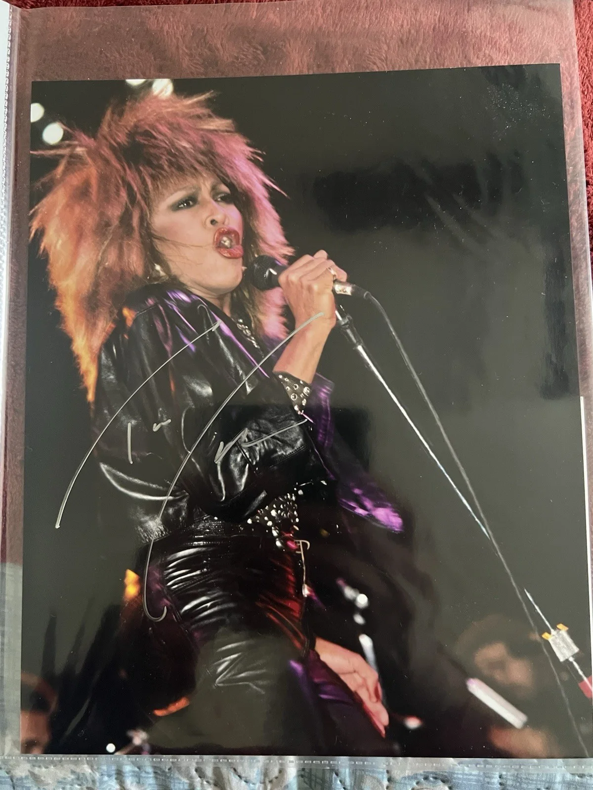 Tina Turner Signed 8x10 Photo COA Proud Mary What’s Love Got To Do, изображение 2
